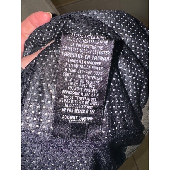 FootJoy DryJoys Golf Jacket L Lining Black/Taupe Mesh Lining Outdoor Windbreaker - Picture 5 of 14